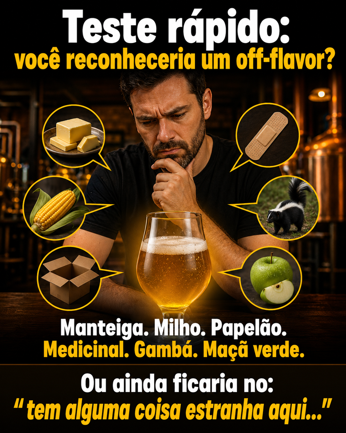 Treinamento de Análise Sensorial e Off-Flavors